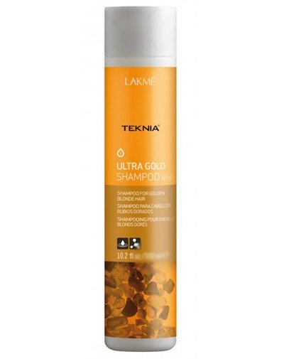 Ultra gold Шампунь для поддержания оттенка окрашенных волос "Золотистый" 100 мл (Lakme, Teknia)