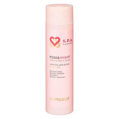 Шампунь для волос "Роза и Инжир" Укрепление и тонус Power&Tonus shampoo, 250 мл (Concept, Spa)