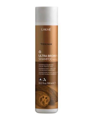 Ultra brown Шампунь для поддержания оттенка окрашенных волос "Коричневый" 300 мл (Lakme, Ultra brown)