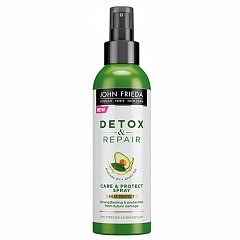 Несмываемый спрей для укрепления волос с термозащитой, 200 мл (John Frieda, Detox & Repair)