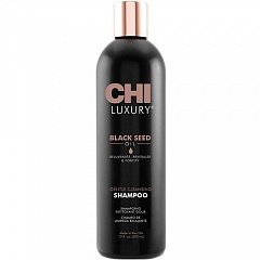 Шампунь Luxury с маслом семян черного тмина для мягкого очищения волос, 355 мл (Chi, Luxury)