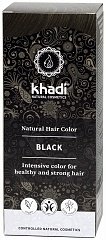 Растительная краска для волос «черный» 100 г (Khadi, Для волос)