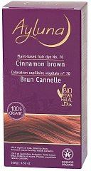 Краска для волос №70 &quot;коричный коричневый&quot; растительная 100 гр (Ayluna, Для волос)