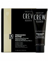 Precision Blend Краска для седых волос Светлый оттенок 7/8 3х40 мл (American Crew, Камуфляж седины)