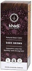 Растительная краска для волос «темно-коричневый» 100 г (Khadi, Для волос)