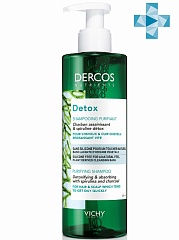 Detox Глубоко очищающий шампунь Dercos Nutrients 250 мл (Vichy, Dercos Nutrients)