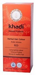 Растительная краска для волос «хна красная» 100 г (Khadi, Для волос)