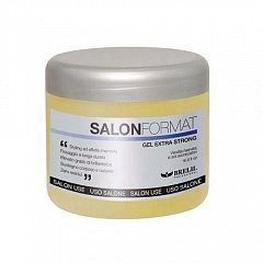 Гель для волос экстрасильной фиксации Gel Extra Strong, 500 мл (Brelil Professional, SalonFormat)
