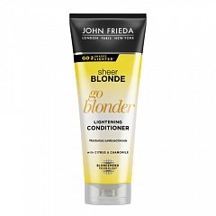 Кондиционер Blonde Go Blonder осветляющий для натуральных, мелированных и окрашенных волос 250 мл (John Frieda, Sheer Blonde)